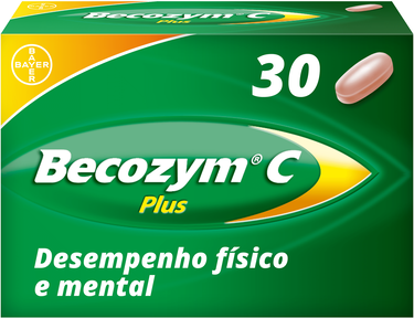 Becozym Suplemento Desempenho Físico e Mental Plus 30 comprimidos
