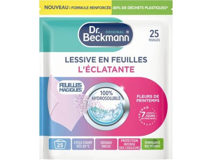 Dr Beckmann - Lessive Feuilles Magiques - L'eclatante X25 Lavages