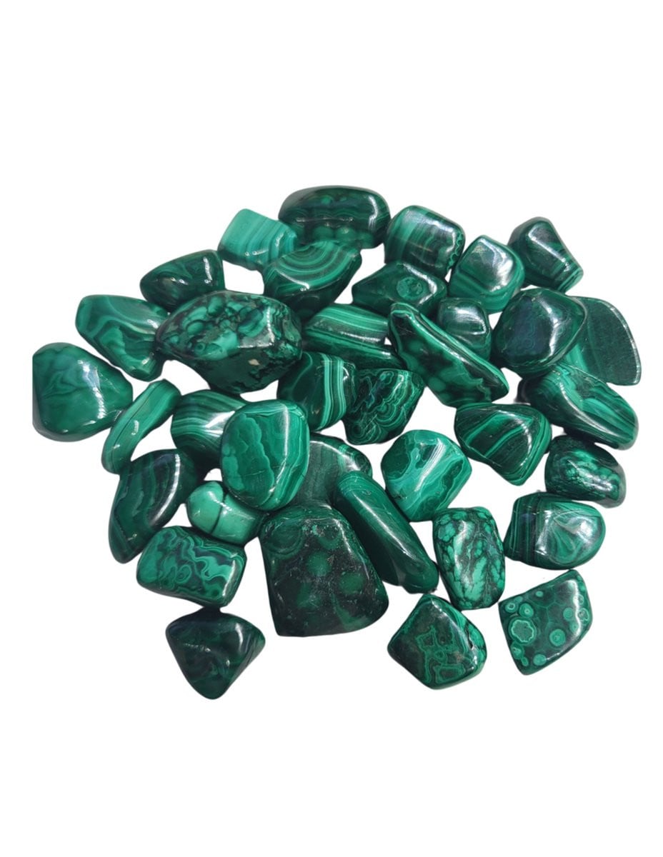 Malachiet trommelstenen 500 g
