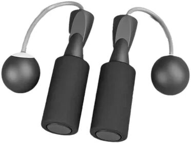 On Spot Shop Cordless Skipping Rope With Heavy Ball, Fast Jump Rope For Men & Women, Portable Fitness Tool For Yoga, Boxing, Aerobic black2