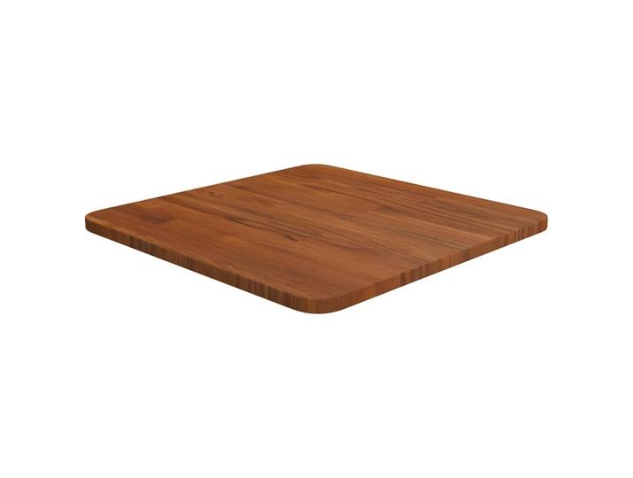 vidaXL Tischplatte Quadratisch Dunkelbraun 40x40x1,5cm Eiche Behandelt