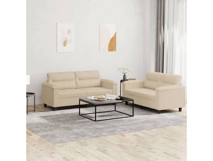 Ensemble de Canapés avec Coussins 2 pcs Canapés avec Accoudoirs et Dossier Ensemble de Meubles Mobilier de Salon 3202318