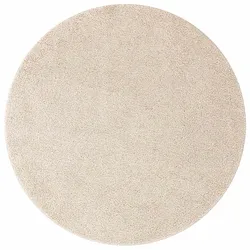vidaXL Anti-Rutsch Shaggy Teppich Creme 120 x 120 cm PP