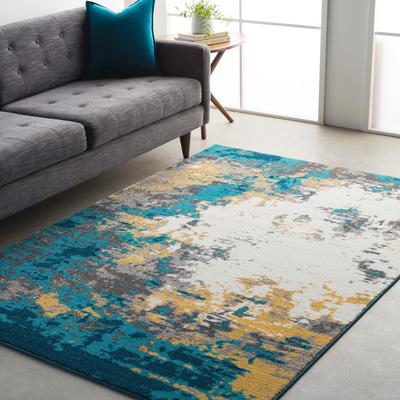 Livabliss Avery Abstract Watercolor Area Rug