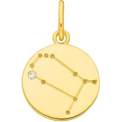 LEAF - KETTENANHÄNGER - ZWILLINGE ZODIAC SIGN - gold