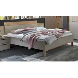 C.DISSELKAMP Bett Cuneo 180 x 200 cm Lack Grau Taupe