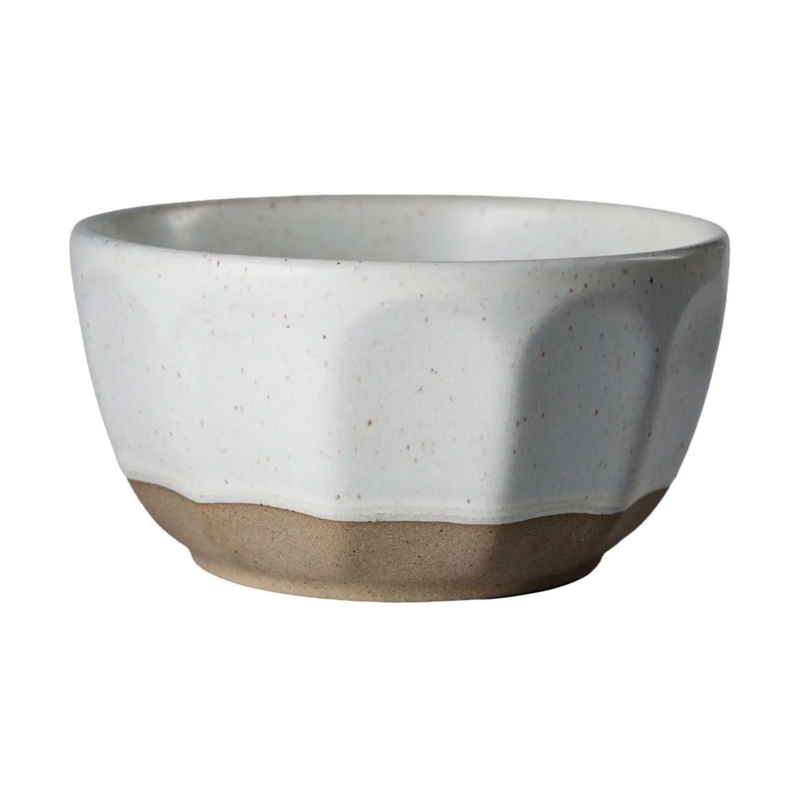 ERNST schaal steengoed Wit-naturel Ø12 cm