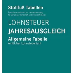 Tabelle, Lohnsteuer Jahresausgleich 2022, Fachbücher