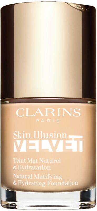 Clarins Skin Illusion Velvet fond de teint liquide fini mat effet nourrissant teinte 100.3N 30 ml