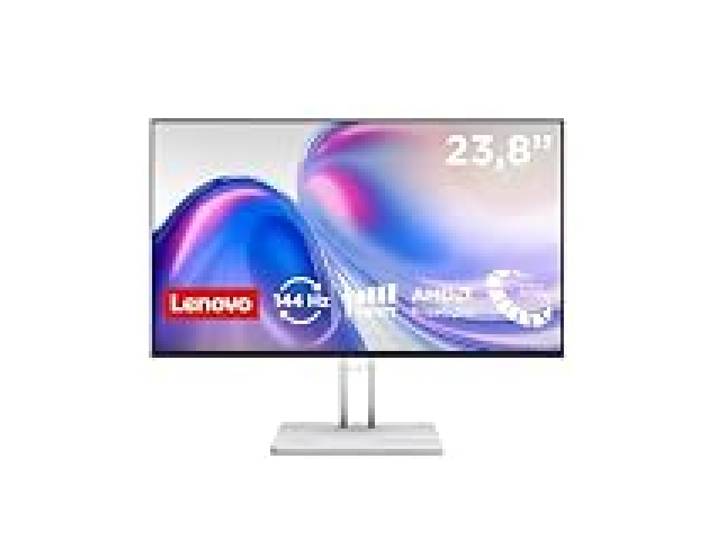 Lenovo L24i-4B - Écran 23.8'' FHD (IPS, 100 Hz, 4 ms, VGA+HDMI, Cable HDMI) - Gris