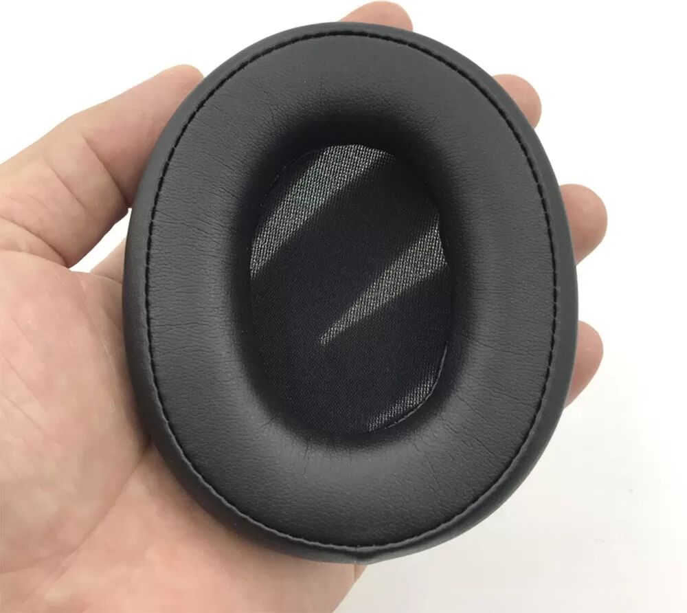 INF 2 Stück Ersatz-Ohrpolster, kompatibel mit Audio-Technica ATH-SR50BT Kopfhörern Schwarz