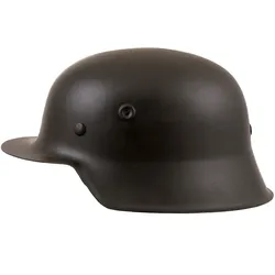 Stahlhelm M42 mit Lederinlet und Kinnriemen