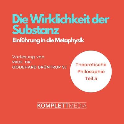 Die Wirklichkeit der Substanz - Godehard Brüntrup, Audio, 4056198067666
