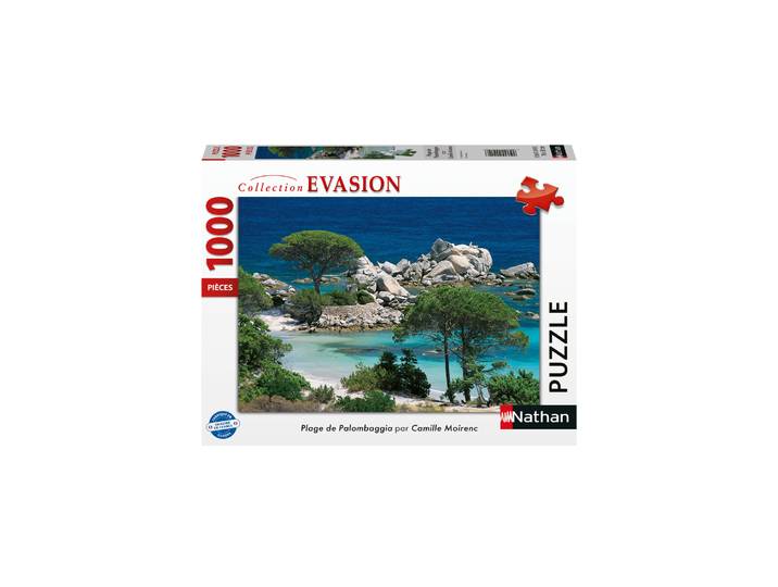 Puzzle Collection Evasion Plage de Palombaggia 1000 pièces RAVENSBURGER