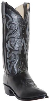 "Men's Dan Post 13"" Cowboy Heel Boots by Dan Post in Black (Size 16 M)"