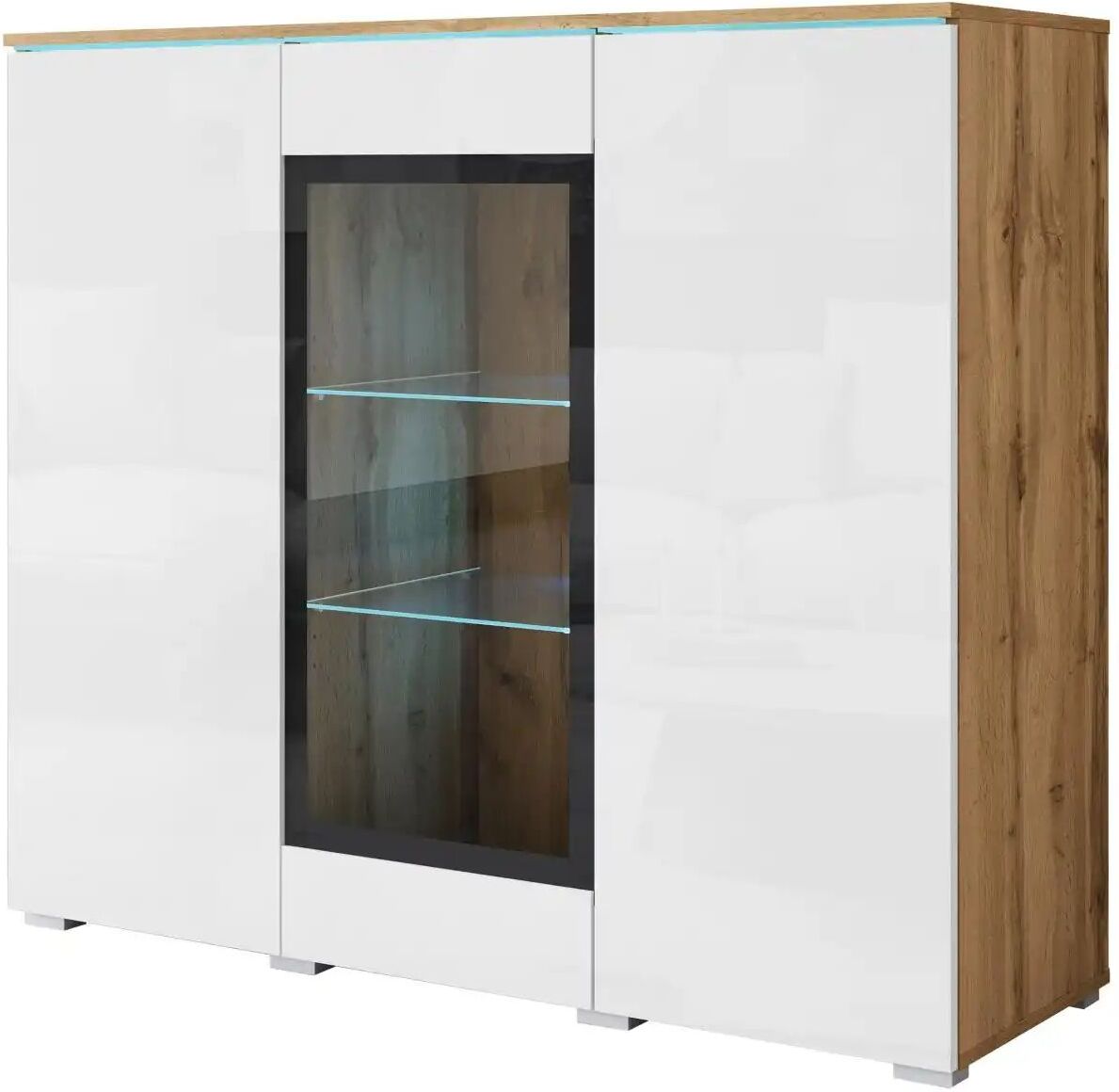 Höffner Highboard  Vera ¦ holzfarben ¦ Maße (cm): B: 120 H: 103,3