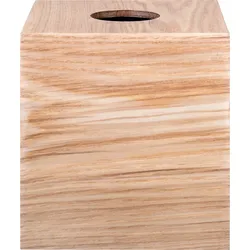 Wilo Taschentuchbox 14 x 14 cm, Eiche natur