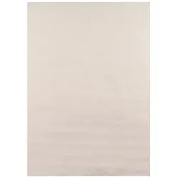 CarpetSale24 Teppich Wohnzimmer Einfarbig Creme 160x230 cm - Waschbar Rutschfest Kurzflor Extra Weich für Wohnzimmer Schlafzimmer Jugendzimmer