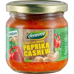 dennree Streichcreme Paprika Cashew bio