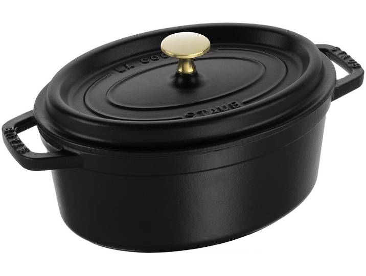 Bräter STAUB Cocotte 23 cm, 2,35 l , schwarz, Ø:23cm, Töpfe, Bräter