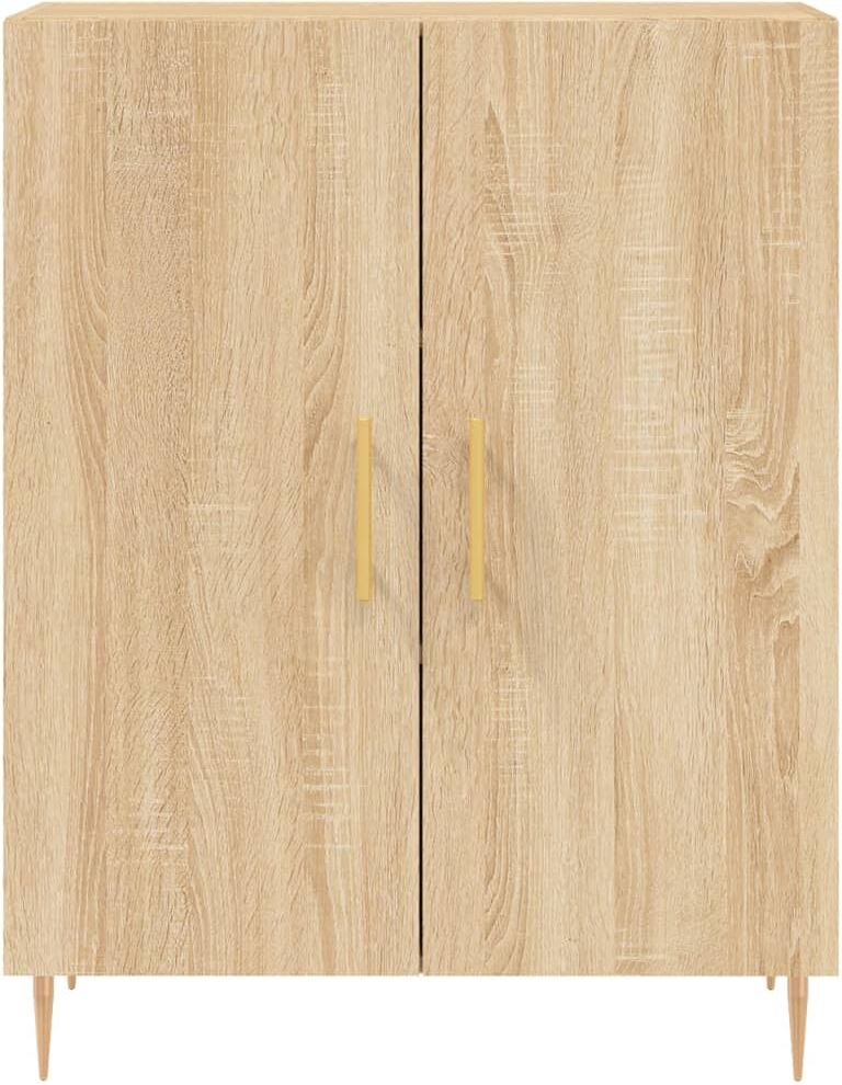 vidaXL Buffet chêne sonoma 69,5x34x90 cm bois d'ingénierie