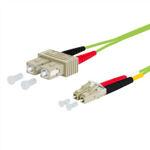 Metz Connect OpDAT Patchkabel, SC-D/LC-D OM5, 1m