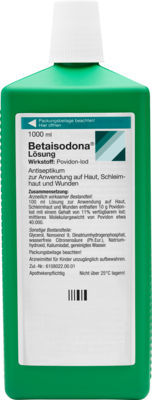 HERMES Arzneimittel GmbH BETAISODONA Lösung 1000 ml 01970433