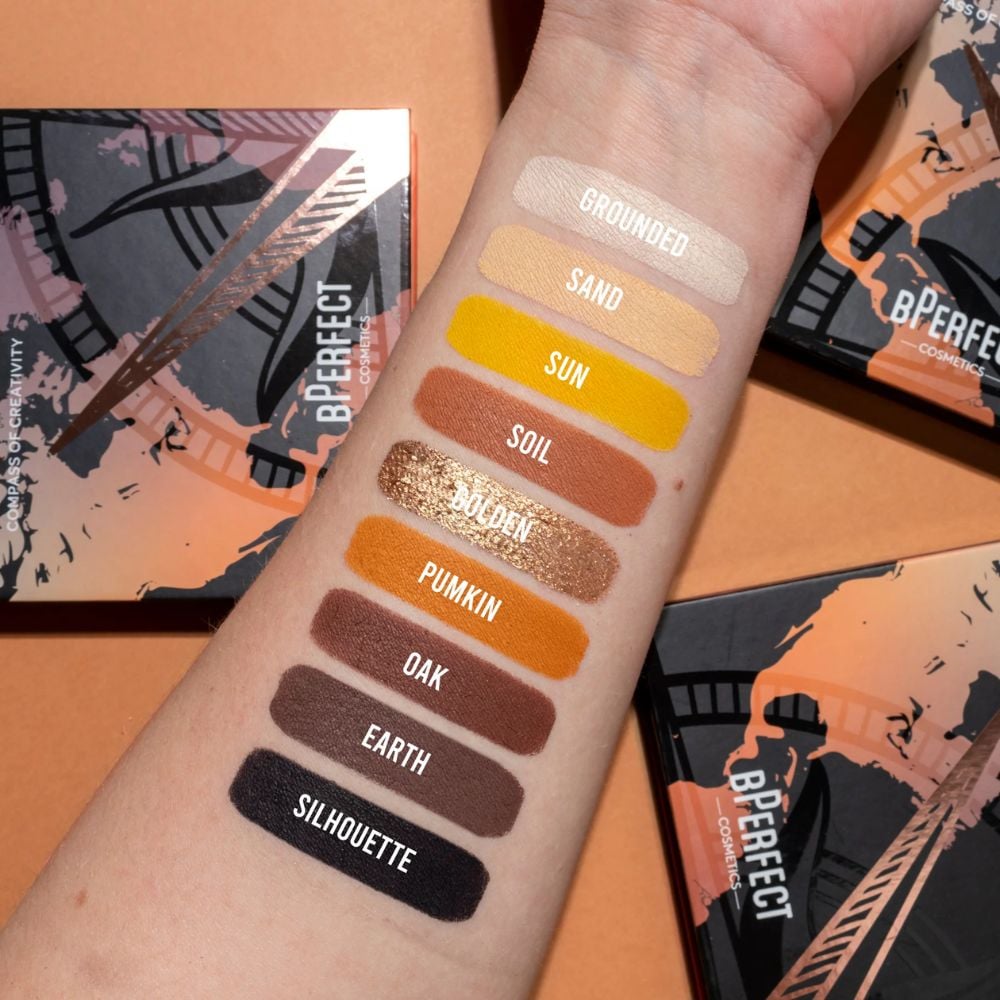 Bperfect Compass of Creativity - Quad Shadow Collection - Eyeshadow Palette 110g East Emeralds