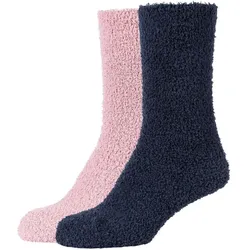2er Pack camano Cosy Crew Socken Damen 5577 - dark saphire 35-38