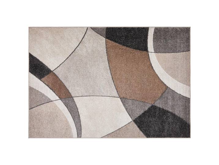 Webteppich Grau / Beige Siri 220x160 cm Polypropylen
