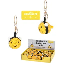 Schlüsselanhänger POSITIVE BEE (BHT 5x5x5 cm) - BHT 5x5x5 cm