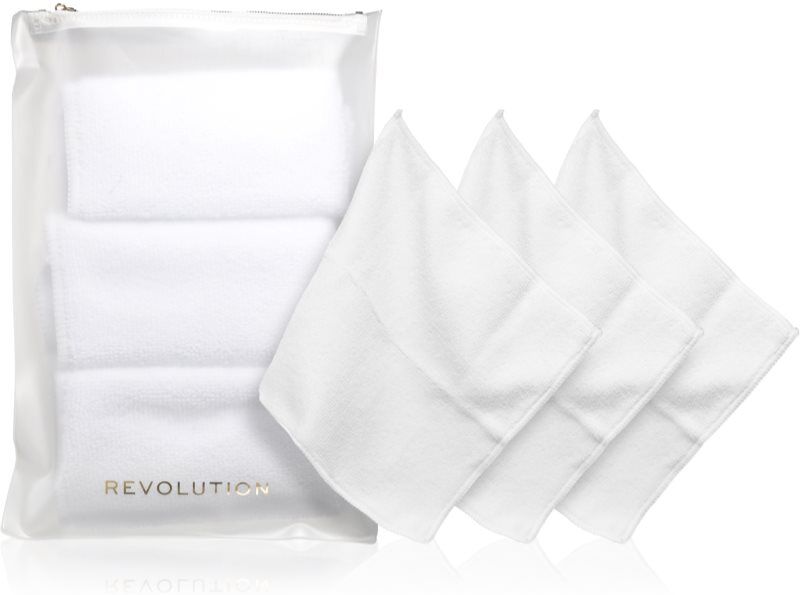 Revolution PRO Miracle Microfibre Cleansing Cloths makeup removal cloth 3 pc