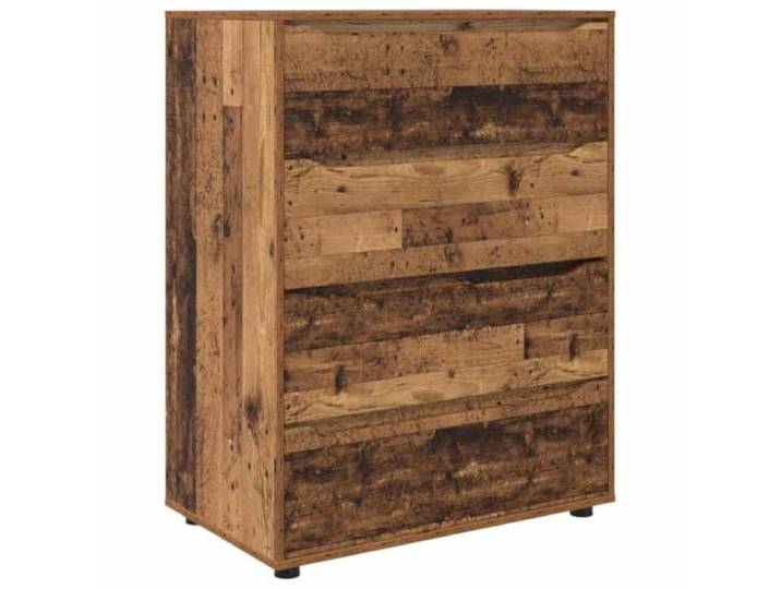 Helloshop26 Aufbewahrungsschrank, rechteckig, praktisch und funktional, 80 x 48 x 105 cm, Holz, Antikholz, 2 Stück, 02_0056184