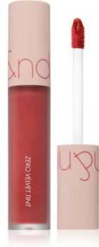 rom&nd Zero Velvet Tint batom cremoso com efeito matificante tom #16 Burny Nude 5,5 g. Zero Velvet Tint
