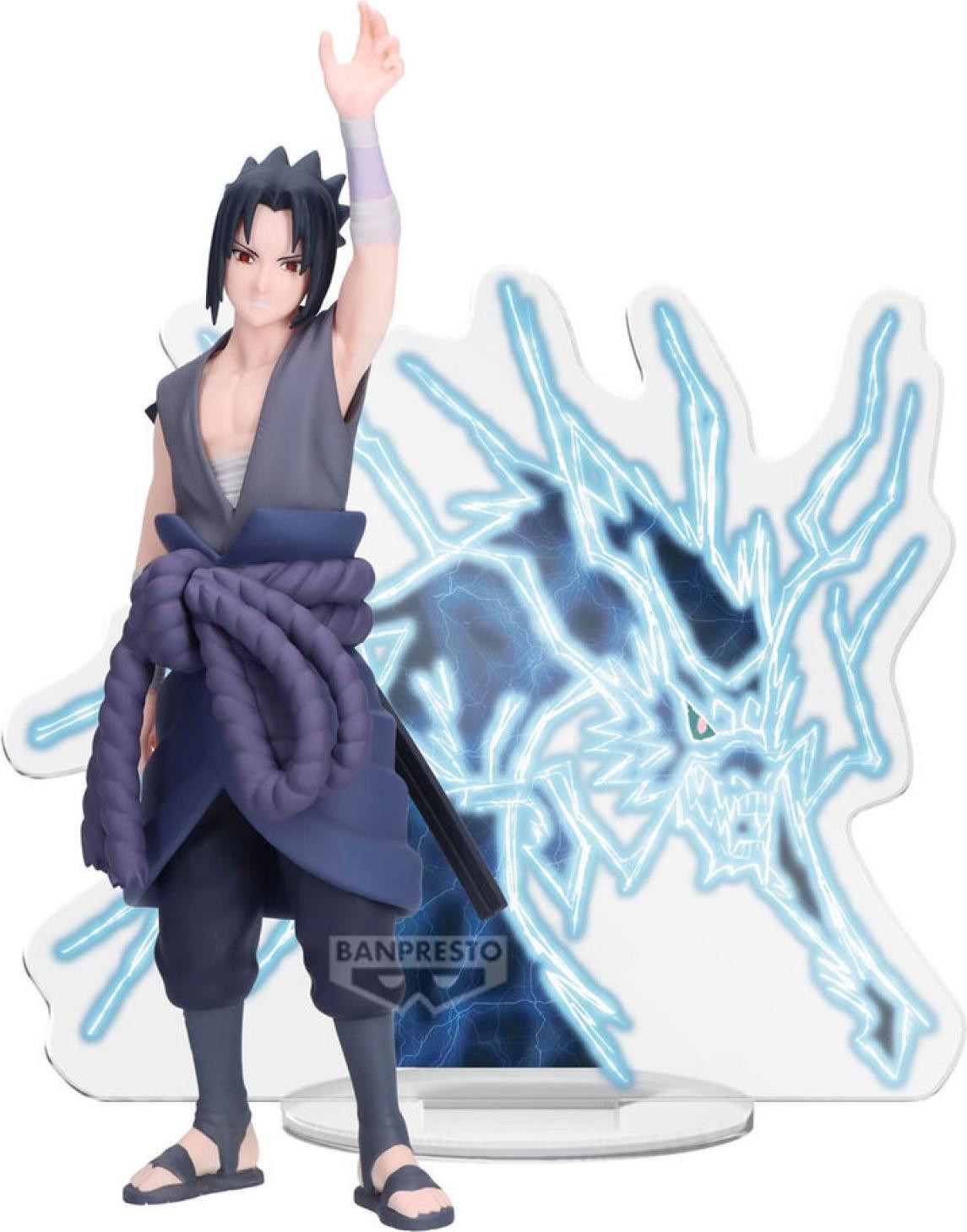 Banpresto Naruto Shippuden Panel Spectacle Lightning Sasuke Uchiha PVC-beeldje, 13 cm