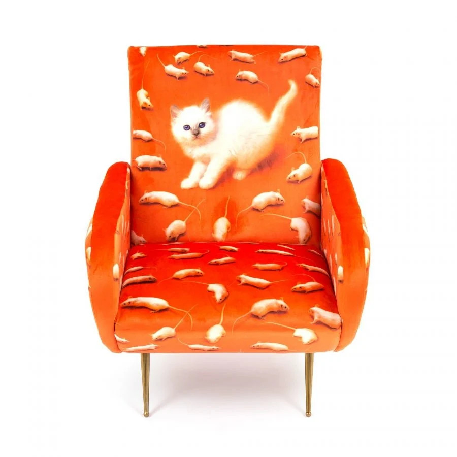 Seletti Kitten armstoel mid-century