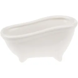 2x Hobby Fun, Miniaturen, Mini-Utensilien Badewanne Weiss