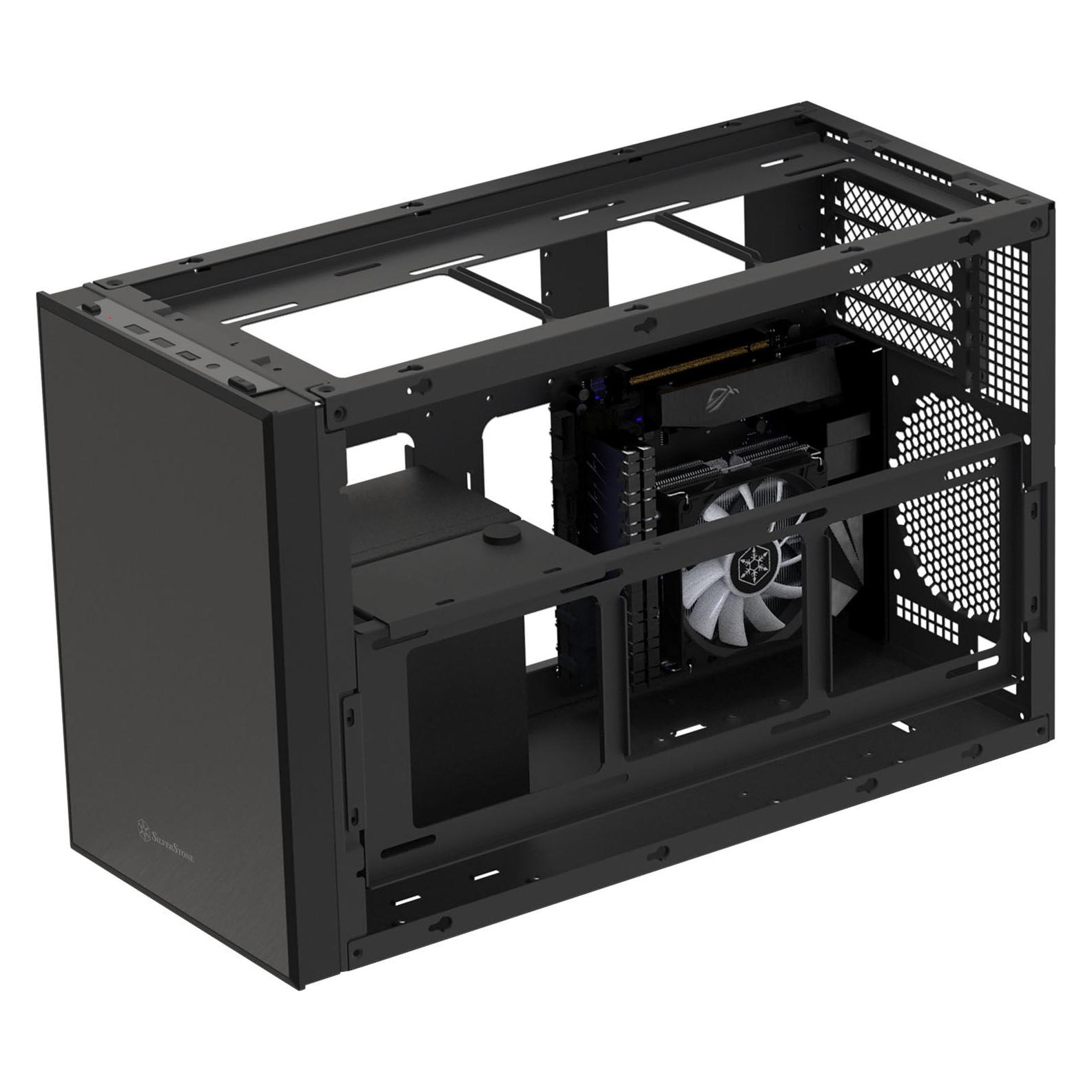 Silverstone SST-SG17B (schwarz) (mATX, Mini-DTX, Mini-ITX) (SST-SG17B)