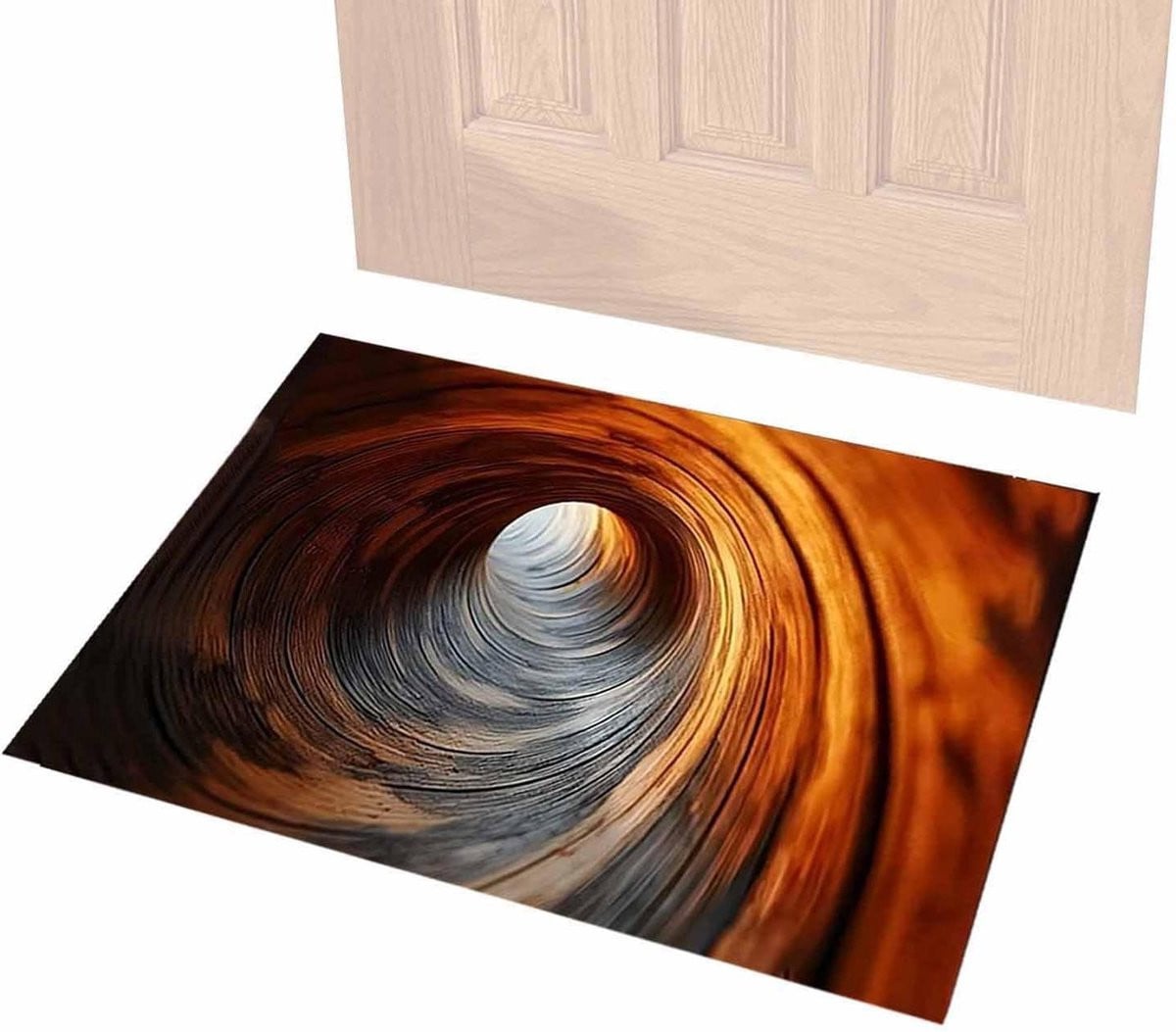 Badmat met 3D optische illusie voor entree decoratie, 50 x 80 cm