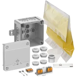 SPELSBERG Abzweigkasten 92x92mm Kunststoff grau Abox Pro XT SLK-2,52 IP68 IK09 hfr