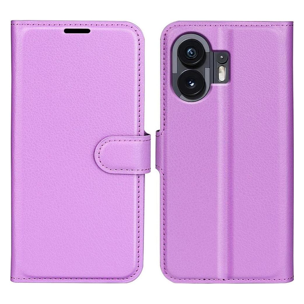 Cover-Discount Nothing Phone (2) - Leder Etui Hülle violett (Nothing Phone (2)) (660155891H)