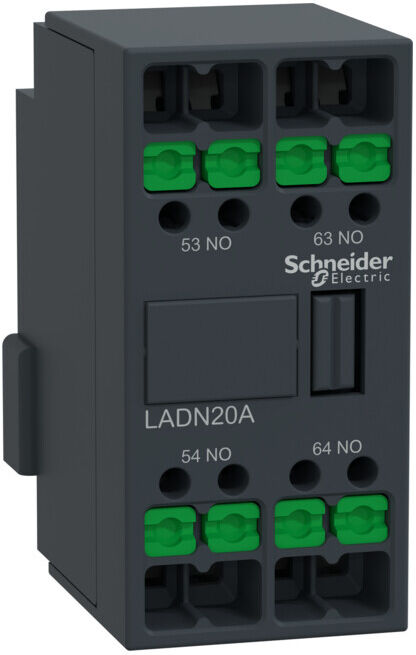 Schneider Electric Bloc de contact auxiliaire Tesys Deca Hiko 2S Snapin LADN20A (LADN20A)