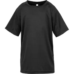 SPIRO Kinder Sport Shirt 'Aircool' T-Shirt S287J black L (9-10)