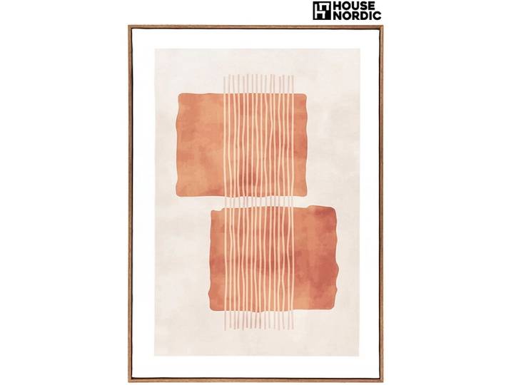 Leinwand bedruckt MINA 1 Stück beige 50x70x2.5cm