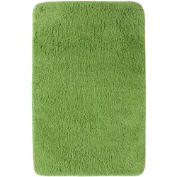 NYVI Badematte NYVISpa Lasalle  - Badezimmerteppich - Rutschfest, Saugfähig, Schnell Trocknend, Fußbodenheizung geeignet, Waschbar, Weich Farbe:Grün;Größe:Badematte 60x90 cm