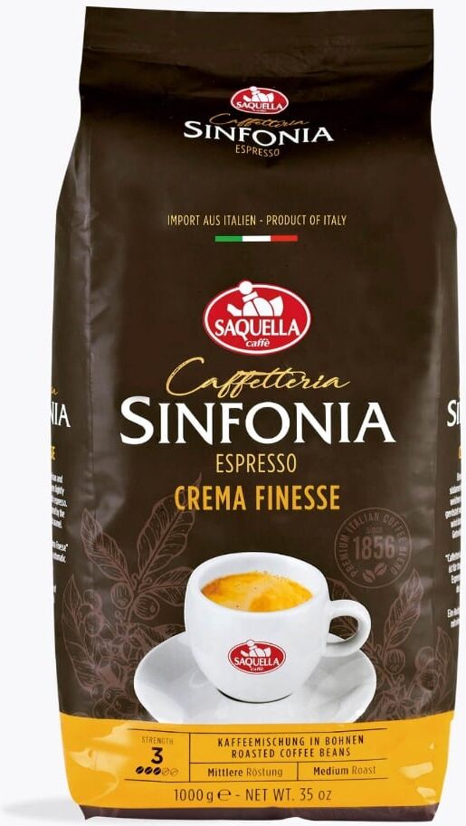 Saquella Caffetteria Sinfonia Caffè Crema Crema Finesse 1kg