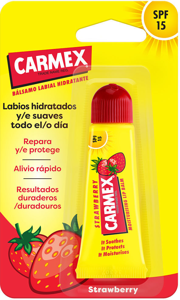 Carmex Fresa bálsamo labial SPF15 10 gr