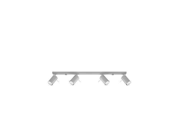 Design Deckenlampe „Ring“ 4-flammig (linear) Grau Sollux Lighting