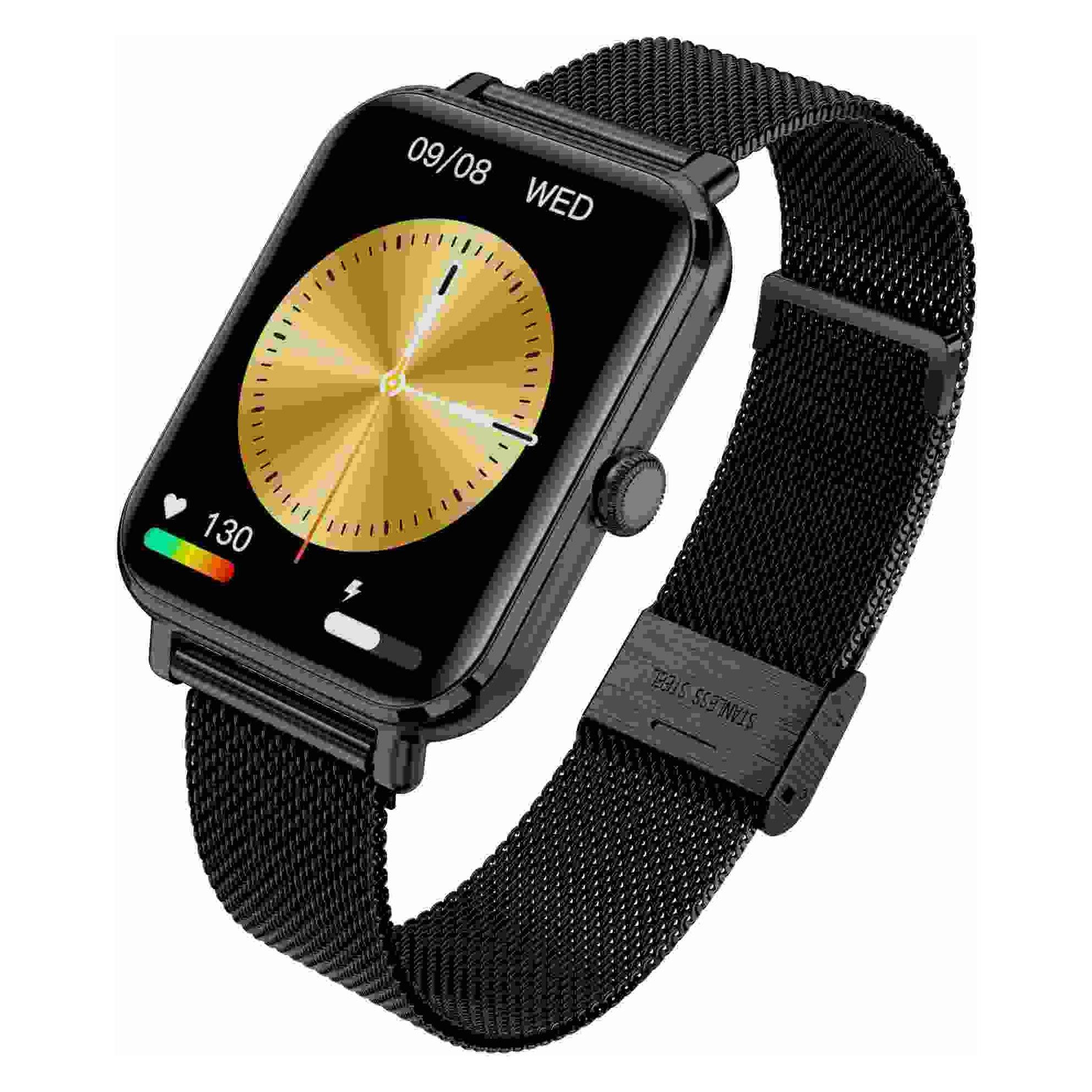 Garett Smartwatch GRC Classic Czarny stalowy (39 mm, Stahl, Schwarz, ohne SIM) (GRC Classic Czarny stalowy)