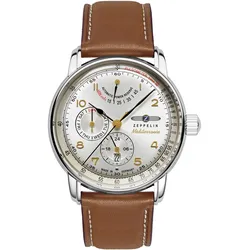 Zeppelin 9690-1 Herrenuhr Méditerranée Automatik Gangreserve Braun